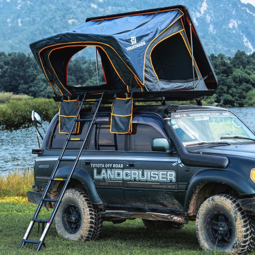 Trustmade Fold-out Style Aluminum Alloy Shell Rooftop Tent Pioneer Series Trustmade Fold-out Style Aluminum Alloy Shell Rooftop Tent Pioneer Series