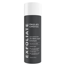 Paulas Choice SKIN PERFECTING 2% BHA Liquid Salicylic Acid Exfoliant Facial Exfoliant for Blackheads Enlarged Pores Wrinkles